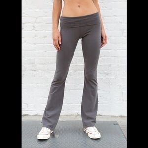 NWT Brandy Melville Priscilla Pants in Dark Iron